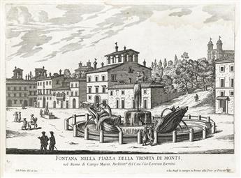 GIOVANNI BATTISTA FALDA Le Fontane di Roma . . . Libro Primo.